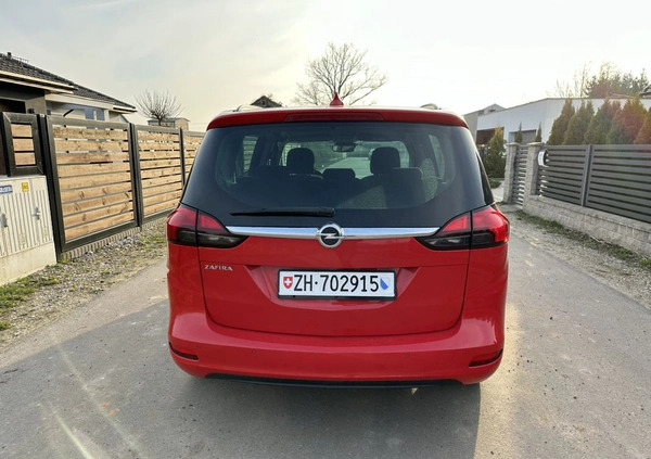 Opel Zafira cena 53800 przebieg: 66400, rok produkcji 2017 z Siedlce małe 704